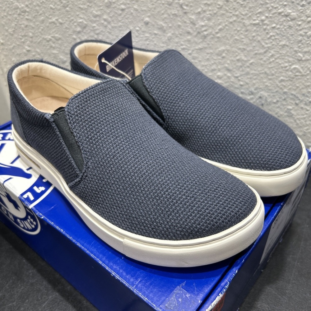 BIRKENSTOCK Oswego Casual Slip-on Shoe Men's 6 Women's 8 Midnight Blue 39 New